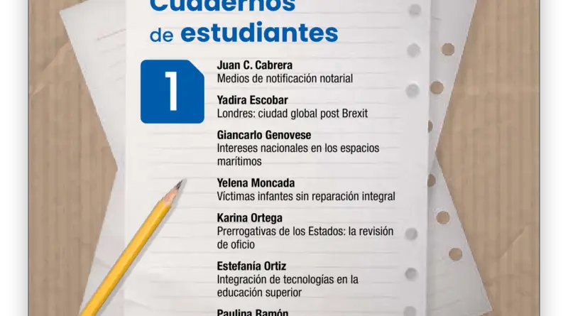 Portada de Cuadernos de estudiantes n.º 1