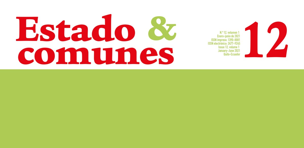 Estado & comunes n.º 12, enero-junio de 2021