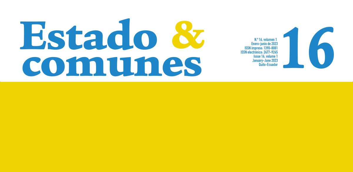 Estado & comunes n.º 16, enero-junio de 2023