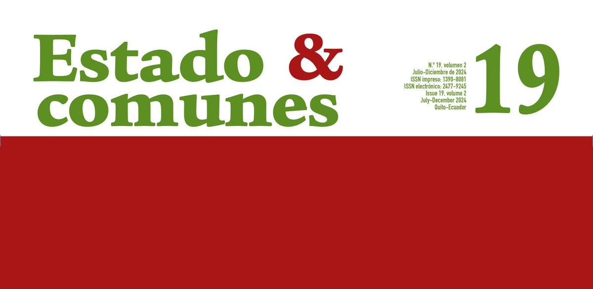 Estado & comunes n.º 19, julio-diciembre de 2024