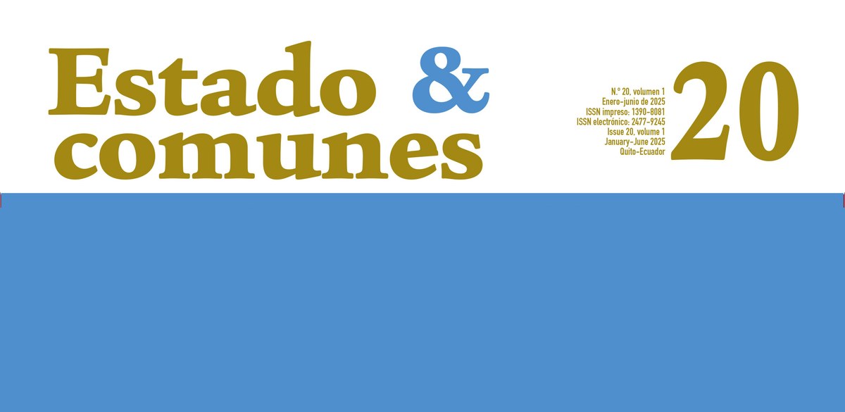 Estado & comunes n.º 20, enero-junio de 2025