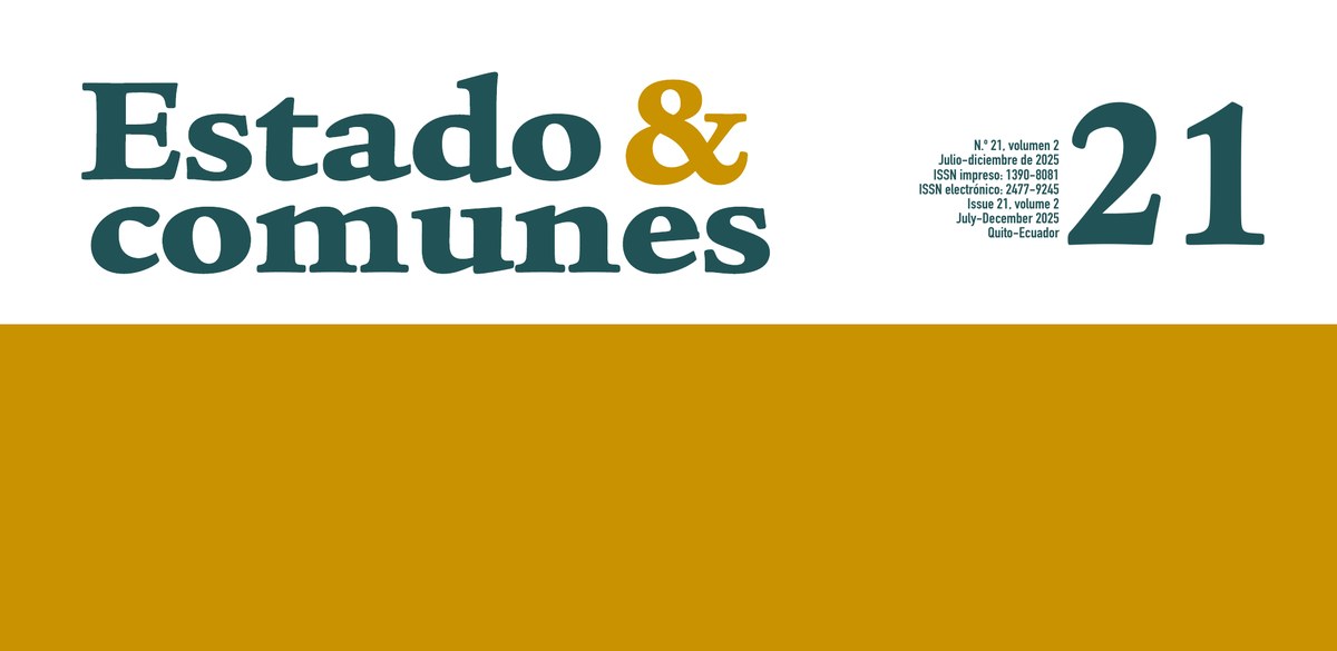 Estado & comunes n.º 21, julio-diciembre de 2025