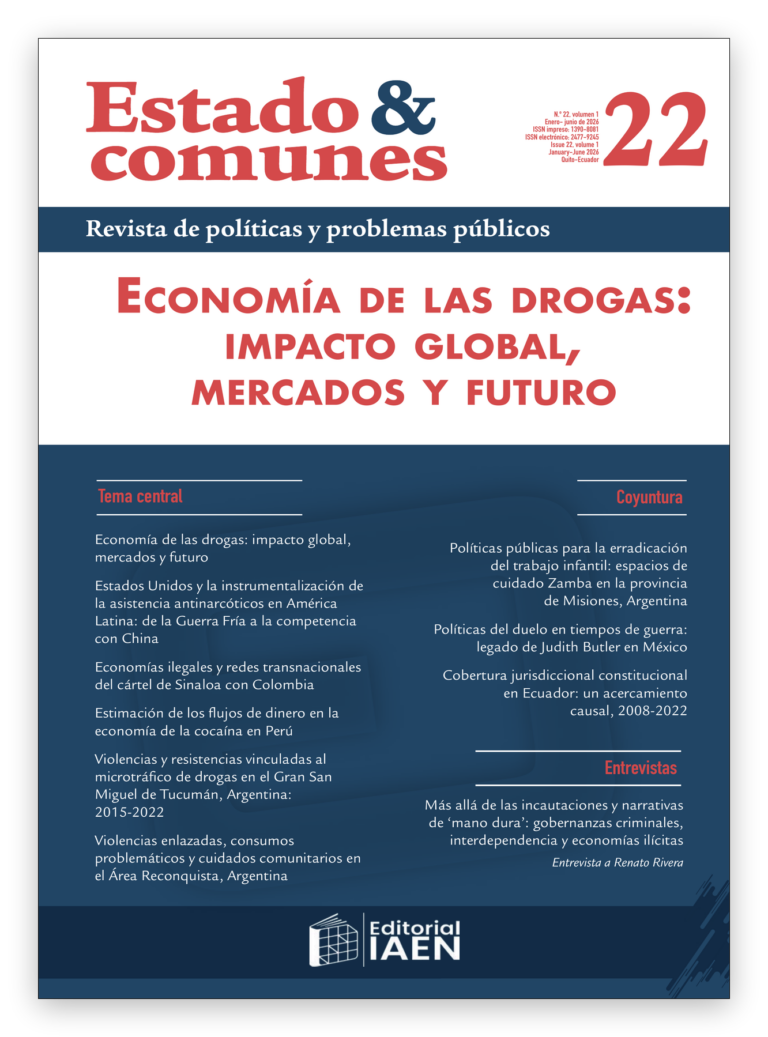 Estado & comunes n.º 22: Economía de las drogas: impacto global, mercados y futuro