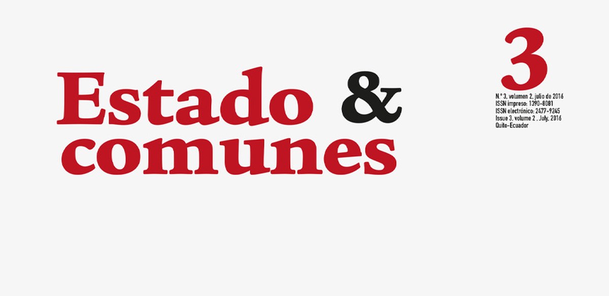 Estado & comunes n.º 3, julio de 2016