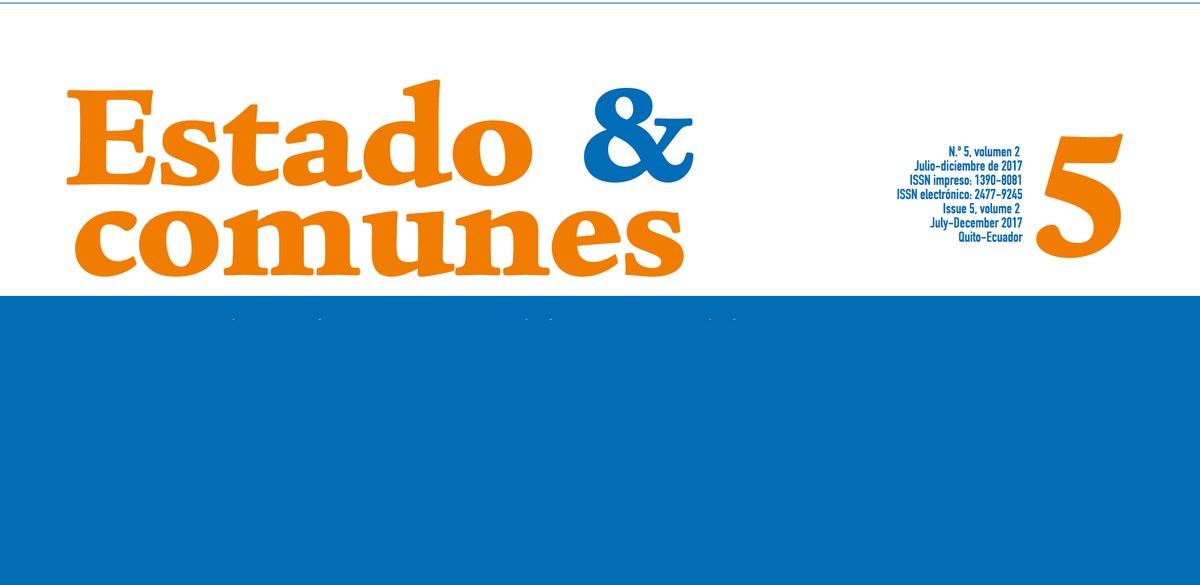 Estado & comunes n.º 5, julio-diciembre de 2017