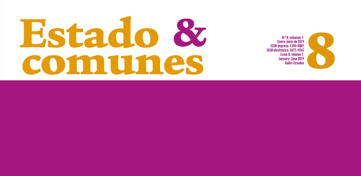 Estado & comunes n.º 8, enero-junio de 2019