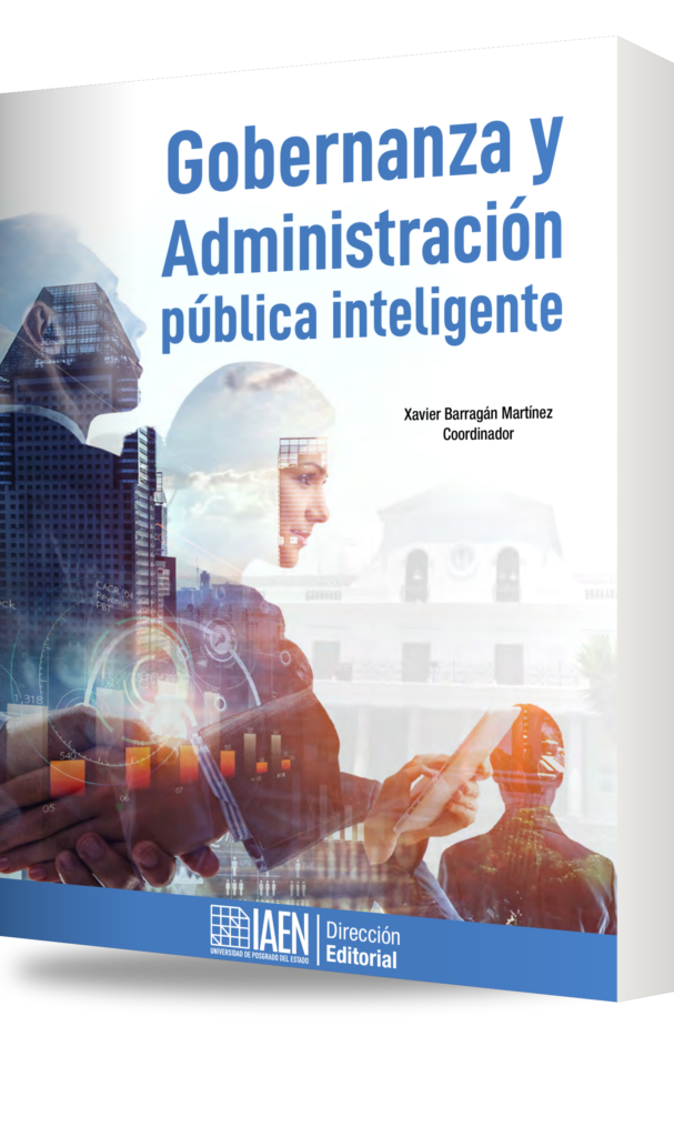 Maqueta de la portada de Gobernanza y Administración pública inteligente, coordinado por Xavier Barragán Martínez