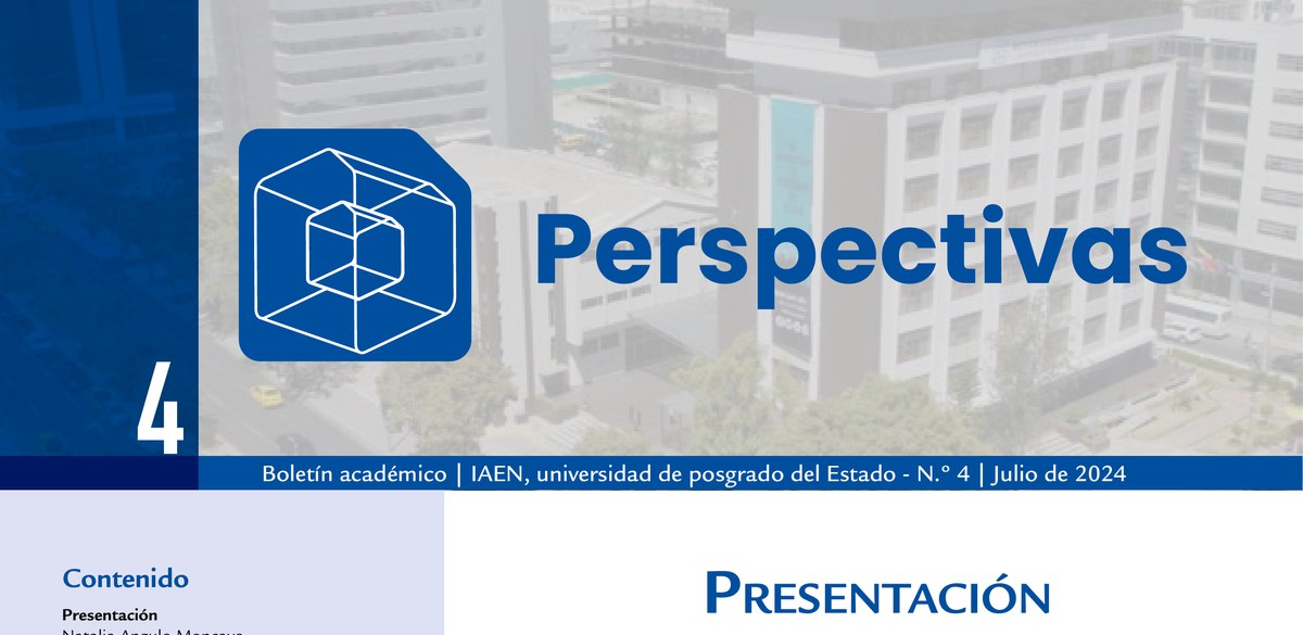 Perspectivas n.º 4, Julio de 2024