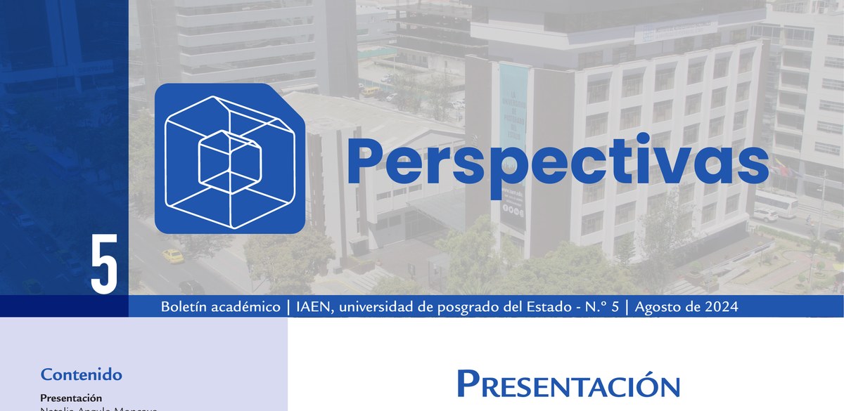 Perspectivas n.º 5, Agosto de 2024