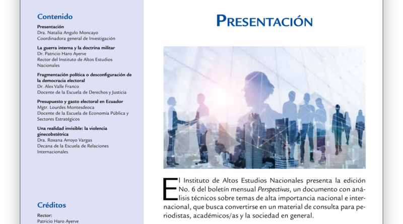 Portada de Perspectivas n.º 6