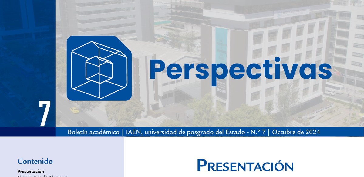 Perspectivas n.º 7, Octubre de 2024